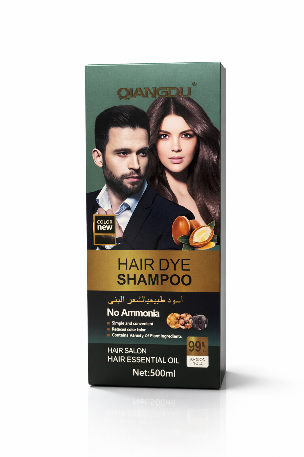 Apple Hair Color Shampoo Bottle 500ml